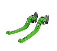 Qklyxr for Yamaha, for YZF R6 1999-2004, 3D CNC Aluminum Folding Motorcycle Levers Adjustable Brake Clutch Handle YZF R1 2002-2003 Motorcycle Brake Lever(Green)