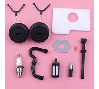 Qklyxr Fuel Oil Air Filter Line Hose Cap Spark Plug Kit, for, MS180 MS170 018 017 MS 180 170 Chainsaw Replace Part Бензопила Chainsaw Fuel Hose