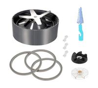 Qklyxr Juicer Replacement Parts, for NutriBullet, 600W 900W Extractor Blade,Rubber Sealing Gasket,Shock Pad,Motor Top Base Gear Blender Blade