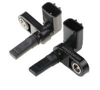 Qklyxr Left + Right ABS Wheel Speed Sensor, for Toyota, for Lexus, 89542-04020 89543-04020 89542-60050 89543-60050 Engine Crankshaft Speed Sensor Unit(BLACK A Pair)