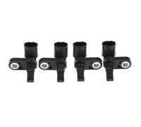 Qklyxr Left + Right ABS Wheel Speed Sensor, for Toyota, for Lexus, 89542-04020 89543-04020 89542-60050 89543-60050 Engine Crankshaft Speed Sensor Unit(BLACK 4PCS)