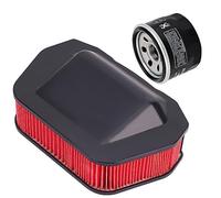 Qklyxr Motorcycle Air Filter & Oil, for YAMAHA, XVS 950A 950CT XVS1300CTF XVS1300CU Stryker XVS1300BG V-Star Classic Deluxe Custom Motorcycle Air Filter(Air and Oil Filter)