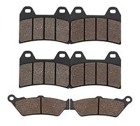 Qklyxr Motorcycle Front And Rear Brake Pads, for VICTORY V92SC 2000-2003 Hammer 2005-2007 2007 Motorcycle Brake Pads(Front and Rear)