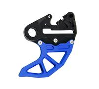 Qklyxr Motorcycle Rear Brake Disc Guard W/Brake Caliper Support, for Husqvarna, for TE FE TC FC 125 150 250 350 390 450, For 20142017 Motorcycle Brake Disc Guard(Black and blue)