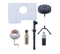 Qklyxr Oil Pump Worm Gear Air Filter Tube Line Hose Gas Tank Cap Kit, for, MS180 MS170 018 017 MS 170 180 Chainsaw 1123 640 7102 Chainsaw Fuel Hose