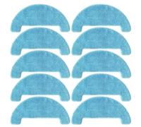 Qklyxr Robotic Vacuum Cleaner Mop Cloth Replacement, for Kyvol, for Cybovac E20 E30 E31 Dry And Wet Usage Cloths Pad Floor Cleaning Robot Mop Pad(10 PACK)