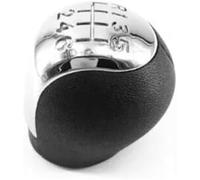 Qklyxr Specific Fit Shifter Head for A Stylish Upgrade with 5 Speed/6 Speed Gear Shift Knob, for Vauxhall for Opel for Astra for Vectra Easy to Attach(Black 6 Speed)
