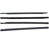 Qklyxr Vehicle Drip Rail Gasket Car Door Edge Protector 4 Pcs Windows Rubber outside, for Outlander Cu Mr487151 2000-2006 Glass Decoration Weather Strip Trim Seal