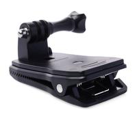 QKOO 360 Degree Rotary Backpack Hat Clip Clamp Mount for GoPro Hero 7 / Hero (2018) / Hero 6 / Hero 5 / Hero 4 3+ 3 2 1