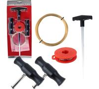 QKTYB Windscreen Chip Repair Kit Windshield Removal Tools Kit Windscreen Window Glass Cutting Wire W/Handles for Car Tool Kit 5×Universal windshield Tool Kit Windshield Disassembly Tool