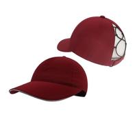 QKURT 1PCS Kids Girls Boys Baseball Cap, Children's Visors Quick-Drying Water-Repellent Sun Hat Outdoor Sun Shading Longer Brim Ponytail Hat Baseball Cap for 2-6 Years Baby Boys Girls Infant Red
