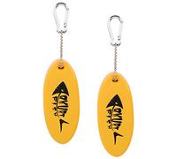 QKURT 2 Pack Floating Keychain, Glow in the Dark Foam Floating Key Chain Lightweight Key Float Water Sport Accessories for Surfing Swimming Diving Fishing Sailing Boat