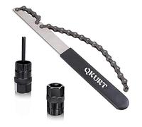 QKURT Bike Chain Whip Tool Kit with Cassete locrking Fit for 7,8,9,10,11,12 Speed Chains