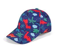 QKURT Boys Baseball Cap, Kids Sun Hat Trucker Cap Adjustable Fisherman Hats with Dinosaur Patterns Outdoor Play Hats Summer Bucket Hat Children Sun Protection Beach Caps Toddler for 2-8 Years Old