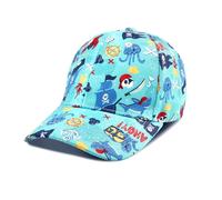 QKURT Boys Baseball Cap, UV Protection Adjustable Summer Sun Hat with Sea Animal Pirate Pattern for Kids Ages 3-8