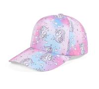 QKURT Girls Baseball Cap Sun Hat Cute Cartoon Patterns, Trucker Cap Kids Summer Bucket Hat Children Sun Protection Beach Caps Toddler Adjustable Fisherman Hats Outdoor Play Hats for 2-8 Years Old