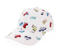 QKURT Kids Baseball Cap, Summer Bucket Sun Hat, Sun Protection Outdoor Sports Beach Cap Fisherman Hat with Car Excavator Pattern for Unisex Kids Boys Girls 3-8 Years Old