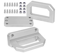 QKVCX 2PCS Aluminum Front Tow Hooks Compatible with 2003-2018 Ram 2500 3500 2WD & 4WD Truck Recovery Heavy Duty D-Ring Shackle Replace for 68171791AA 52020587AB