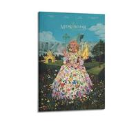 QKVPMNRQ Midsommar 2019 Folk Horror Movie Decor Living Room Canvas Wall Art Modern Family Bedroom 08x12inch(20x30cm) Frame-style