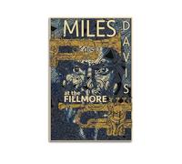 QKVPMNRQ Miles Davis Decor Living Room Canvas Wall Art Modern Family Bedroom 24x36inch(60x90cm) Unframe-style