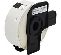QL Label Roll Compatible Brother DK-11201 5BR11201 Adhesive Black on White 90 x 29 mm 400 Labels