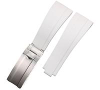 QL Supply Co 21 20mm Glide Lock Micro Adjust Rubber watchband for Watch Strap(Blonde,20mm)