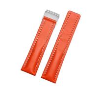 QL Supply Co 22/24mm Fit for Leather Watch Band Strap B01 Colt 8 Steel Folding Buckle (BNL-2(2),22mmSilver Buckle)