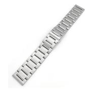 QL Supply Co 22mm Wide Silver Stainless Steel Polished Oyster Style Bracelet Strap Watchband for SKX007 SKX009 Seiko 5 SRPD53K1 SRPD63K1