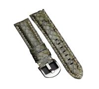 QL Supply Co Handmade Snakeskin Watchband 20MM 22MM 24MM Black White Green Blue Leather Strap Men's Snakeskin Watch Strap