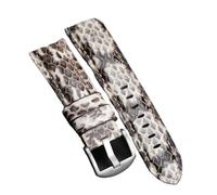 QL Supply Co Handmade Snakeskin Watchband 20MM 22MM 24MM Black White Green Blue Leather Strap Men's Snakeskin Watch Strap