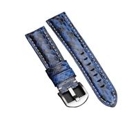 QL Supply Co Handmade Snakeskin Watchband 20MM 22MM 24MM Black White Green Blue Leather Strap Men's Snakeskin Watch Strap