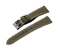 QL Supply Co Japanese Canvas + Italian First Layer Cowhide Fitted Watchband 18 19 20 22MM Quick Release Soft Men Bracelet for Vintage Watch