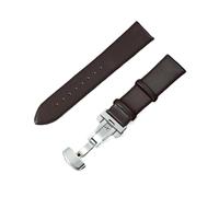 QL Supply Co Men's and Women's PU Leather Wristwatch Strap 18mm 20mm 22mm Soft Ultra-Thin Watchband Universal Replacement Watch Band(Dark Brown,18mm)