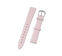 QL Supply Co Soft Ultra Thin Synthetic Leather Watchband 16mm 18mm 20mm 22mm Men Women Comfortable Wrist Straps (Pink,22mm)