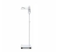 Qlbnxks 360 Degrees Swivel Tilt Adjustable Stand for Bed, Foldable Tablet Phone Holder, Adjustable Floor Book Stand for Reading, Floor Stand, for Tablets, Laptops, Cookbooks More(Size:Wheel style)