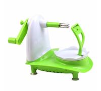 Qlbnxks Apple Peeler and Slicer, Hand Cranked Apple Peeler with Stainless Steel, Fruit and Vegetable Peeler, Potato Peeler, Multi Function Fruit Peeled Machine, Apple Corer(Color:Green)