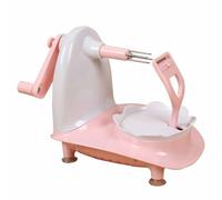 Qlbnxks Apple Peeler and Slicer, Hand Cranked Apple Peeler with Stainless Steel, Fruit and Vegetable Peeler, Potato Peeler, Multi Function Fruit Peeled Machine, Apple Corer(Color:Pink)