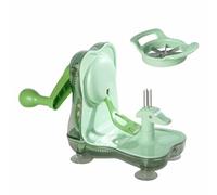 Qlbnxks Manual Rotary Apple Peeler, Apples Peeler Slicers Corer, 2-in-1 Kitchen Tool with Suction Base, Hand Crank Peeler Rotating for Kitchen, Hand Crank Fruit and Vegetable Peeler