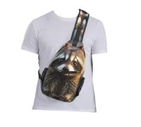 QLDETUPWLX Sling Bag Funny raccoon Chest Bag Travel Hiking Crossbody Backpack Adjustable Shoulder Bag Unisex
