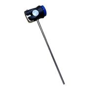 QLECXZI Drum Beater Round Head And Metal Handle Replacement Part For Bass Pedal Percussion Instrument Accessories Performance Drum Pedal With Simple Durable Removable Beater, Blue, 21.5x5.3cm