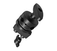 QLECXZI Durable Grip Swivel Head Clamp Multifunctional Extension Arm For Stable Photography Shots To Meet Various Photography Needs. Heavy Duty Turntable Flag Board Clamp, Black, 4mm 11mm 15mm 16mm