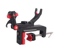QLECXZI Fishing Boat Rod Bracket for Kayak Canoe Dock Built to Offer Maximum Stability and Control for All Anglers Boat Fishing Rod Holder Rack Deck Clamp On