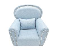 QLECXZI Inspiring Baby Photography Props Mini Sofa Seat Delivers Comfort and Style for Magical Newborn Photography Experiences Baby Shower Party Decoration, Blue