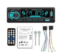 QLECXZI New Retro Car Wireless Bluetooth MP3 Player Featuring 7 Color LCD