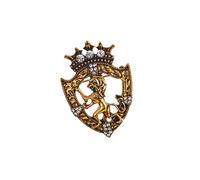 QLECXZI Original Retro Lion Brooch Brooches Men Clothing | Badge Unique Style Accessories For Individuality Badge Lapel Animal Fashion Pins Portable Durable