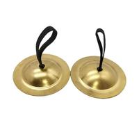 QLECXZI Rhythm Percussion Finger Cymbals Notable Ensuring Fun And Coordination For Kids Ensembles Finger Cymbals Kids Mini Copper Handheld, 5.5cm
