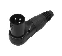 QLECXZI Unrivaled Stability Right Angle 3Pin XLR Connector Microphone Connector Essential For High Fidelity Audio Experiences Microphone Socket Adapter Multi Directional