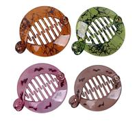 QLECXZI Vibrant Banana Hair Clips Non Slip Cute Fish 4 Piece,Style B | Versatile for Creative Hair Styling On Go Non Slip Cute Fish Clip For Kids Adults