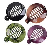 QLECXZI Vibrant Banana Hair Clips Non Slip Cute Fish 4 Piece,Style C | Versatile for Creative Hair Styling On Go Non Slip Cute Fish Clip For Kids Adults