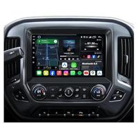 QLED Radio 4+64GB for Chevy Silverado 1500 2014 2015:GMC Sierra 10 inch 1280x800P IPS Touch Screen Stereo Wireless Carplay Andriod Auto GPS 5G WiFi Bluetooth5.4 1080p